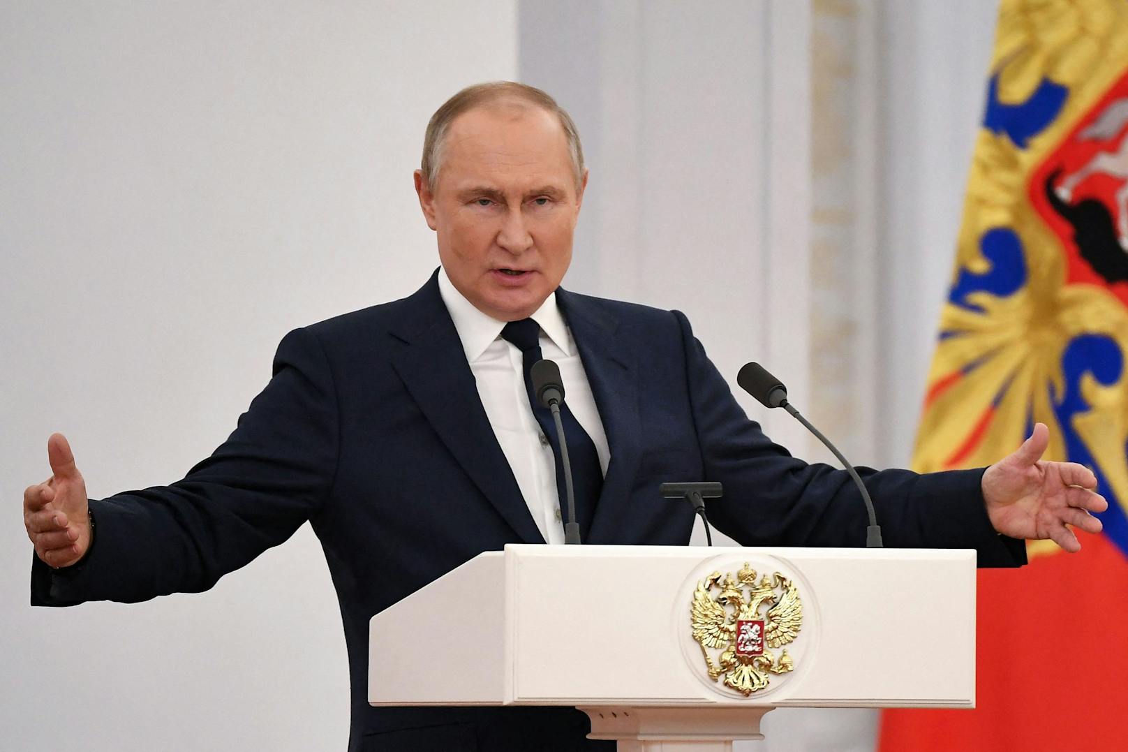 Spielt gerne die Atomwaffenkarte aus: Russlands Präsident Wladimir Putin.