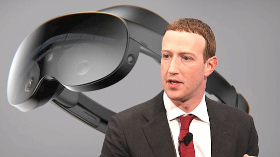 Meta-Chef Mark Zuckerberg: So könnte die neue VR-Brille aussehen.