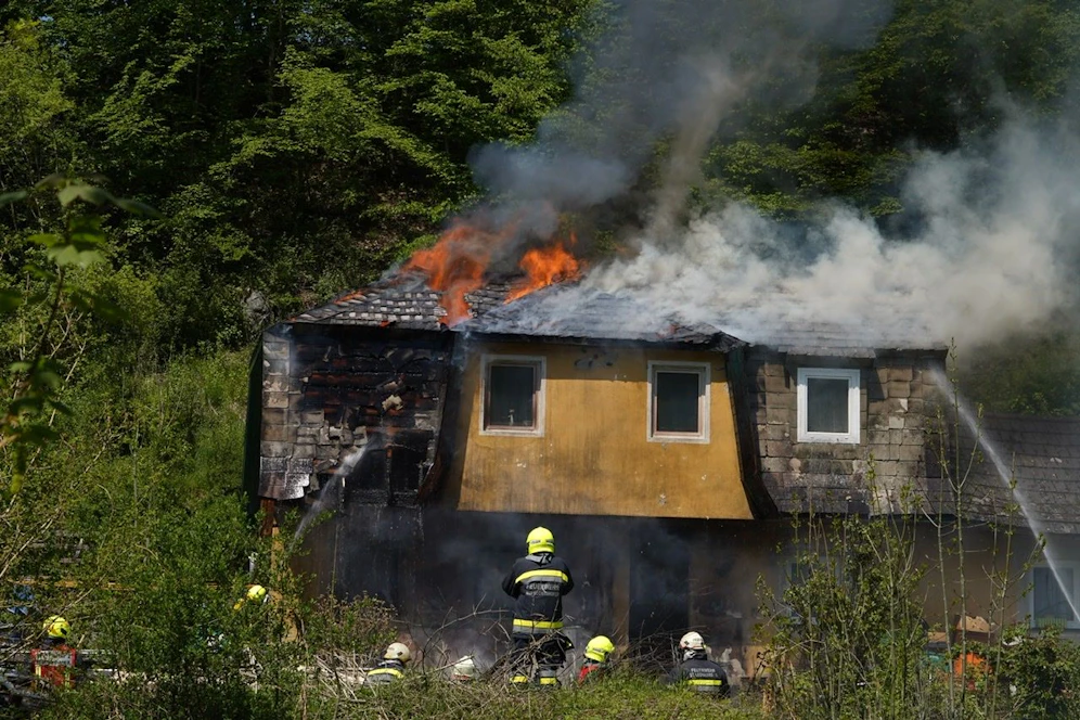 Wohnhausbrand in Gassen bei St. Leonhard am Forst
