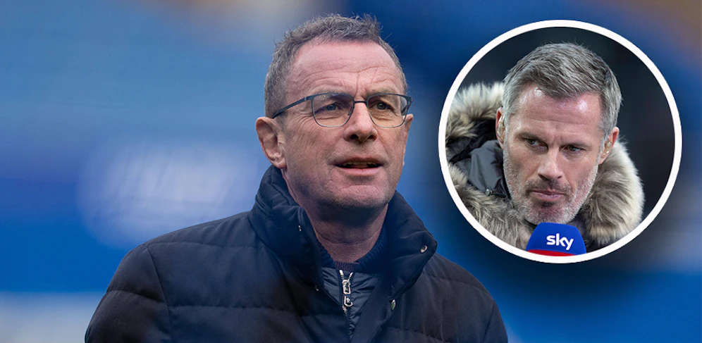 Auch Jamie Carragher kritisiert die Doppelfunktion des neuen ÖFB-Teamchefs Ralf Rangnick hart. 