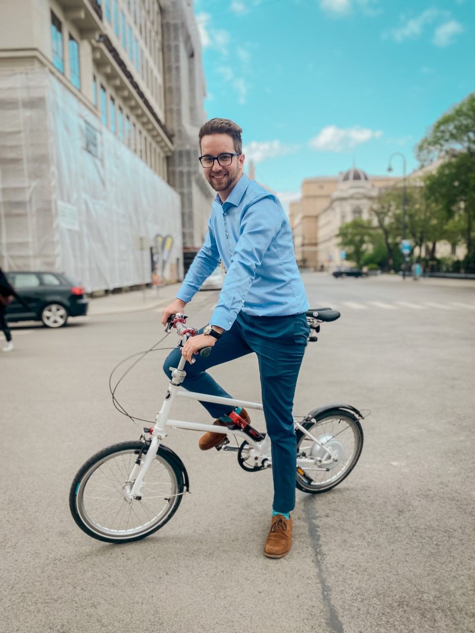Grüne-Mobilitätssprecher Kilian Stark will mehr "echte Radwege".