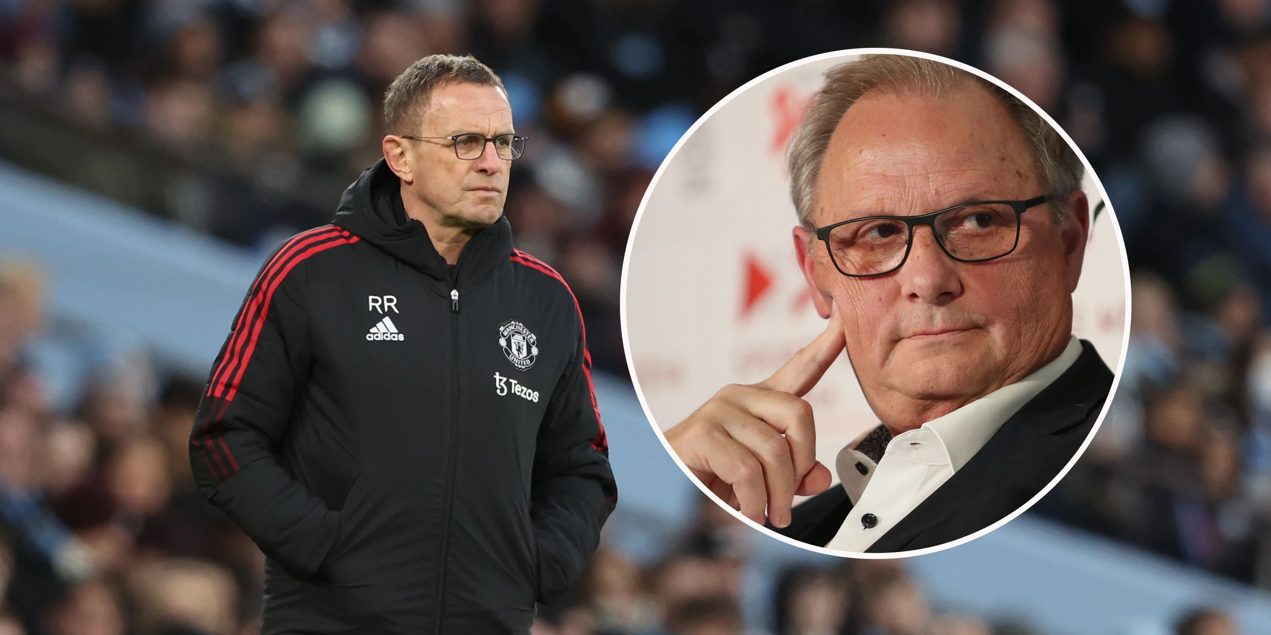 Gerhard Milletich (r.) verpflichtete Teamchef Ralf Rangnick.