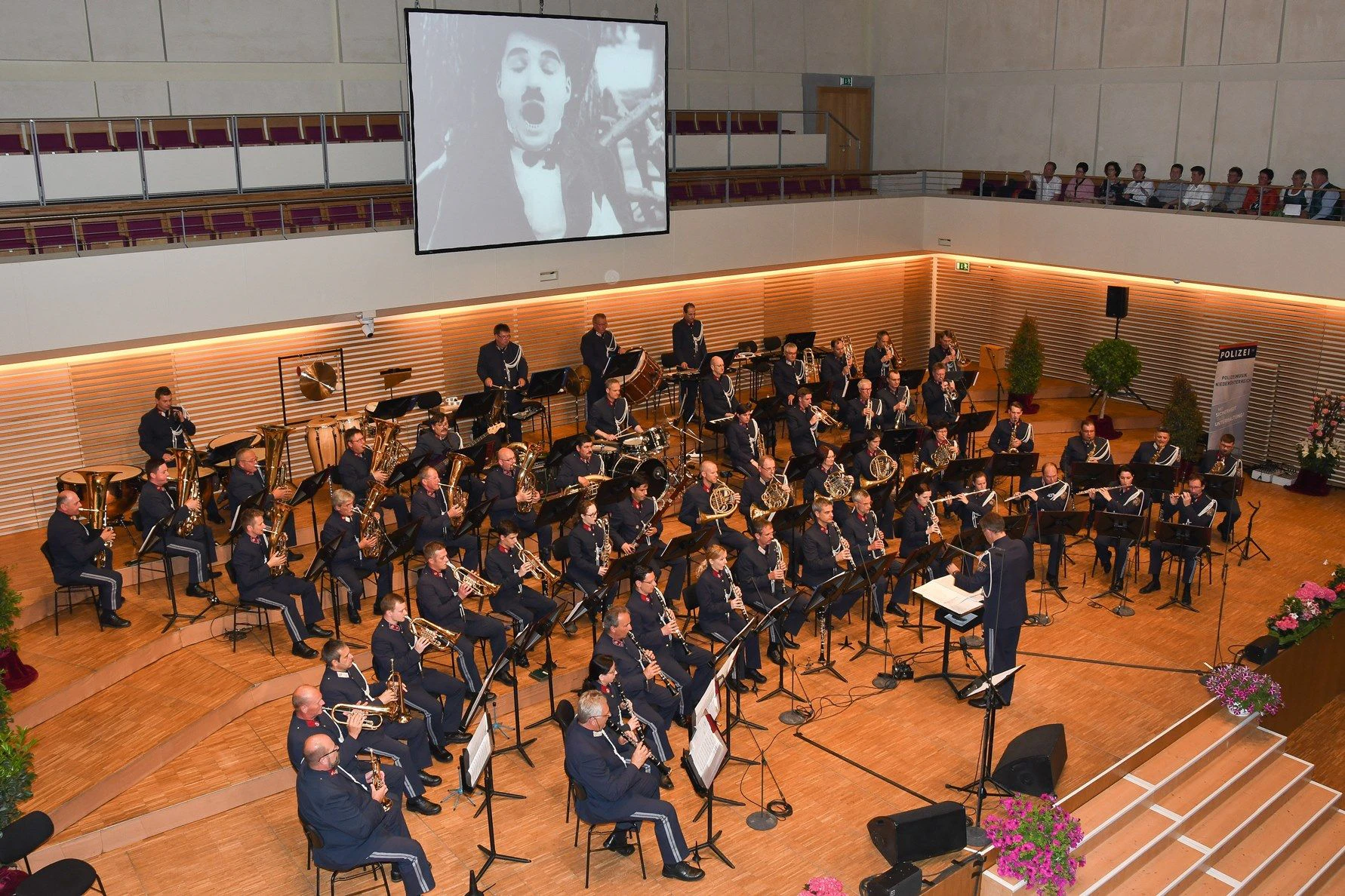 Polizeimusik Niederösterreich spielt Konzert in Grafenegg