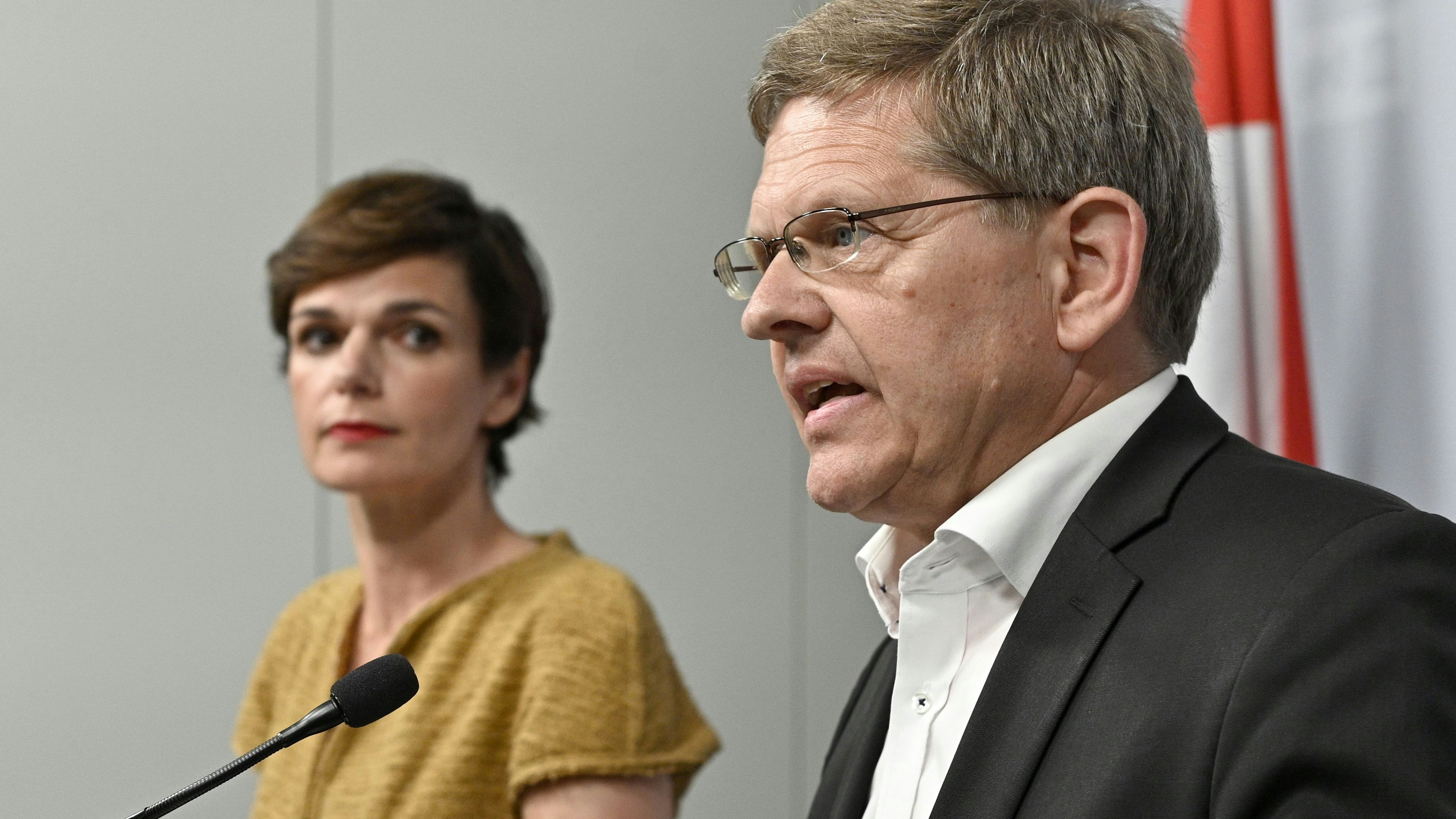 SPÖ-Bundesgeschäftsführer Christian Deutsch und SPÖ-Chefin Pamela Rendi-Wagner.