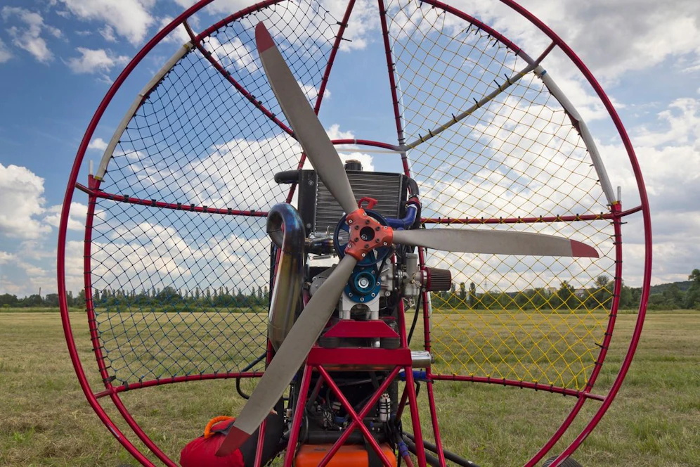 Mit einem ähnlichen Gerät wollte der Mann einen Flug machen.