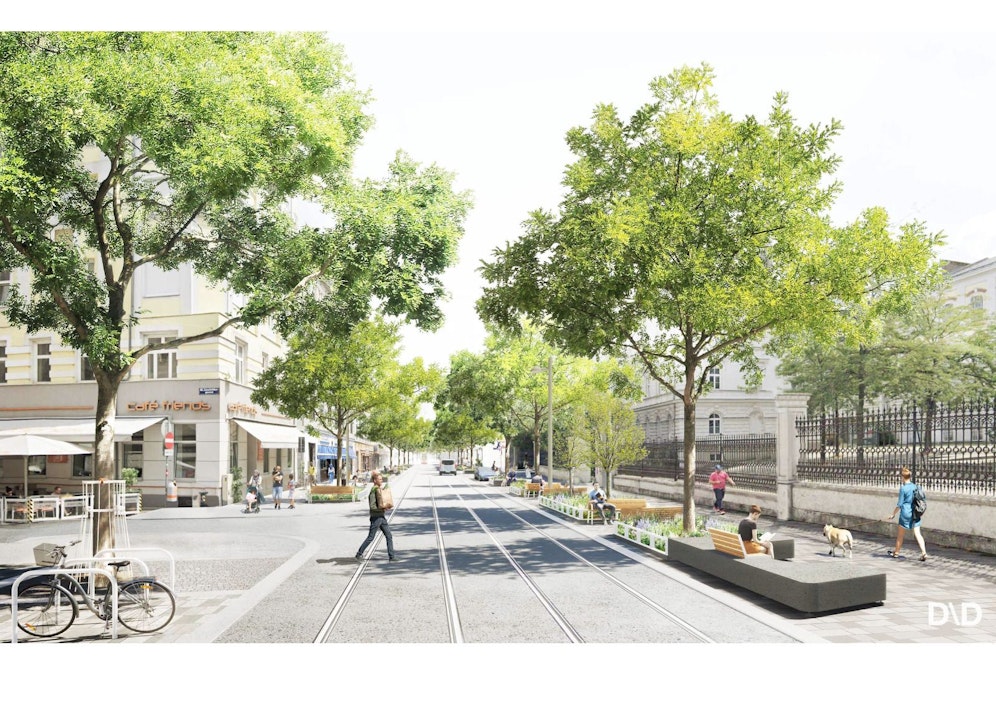 Nach der Umgestaltung der Thaliastraße vom Gürtel bis zur Feßtgasse starten nun die Arbeiten für den zweiten Teil.