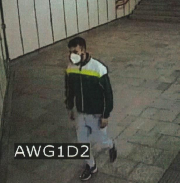 Wenn du diesen Mann siehst, oder weißt, wie er heißt, dann melde das bitte an die nächste Polizeistation. 