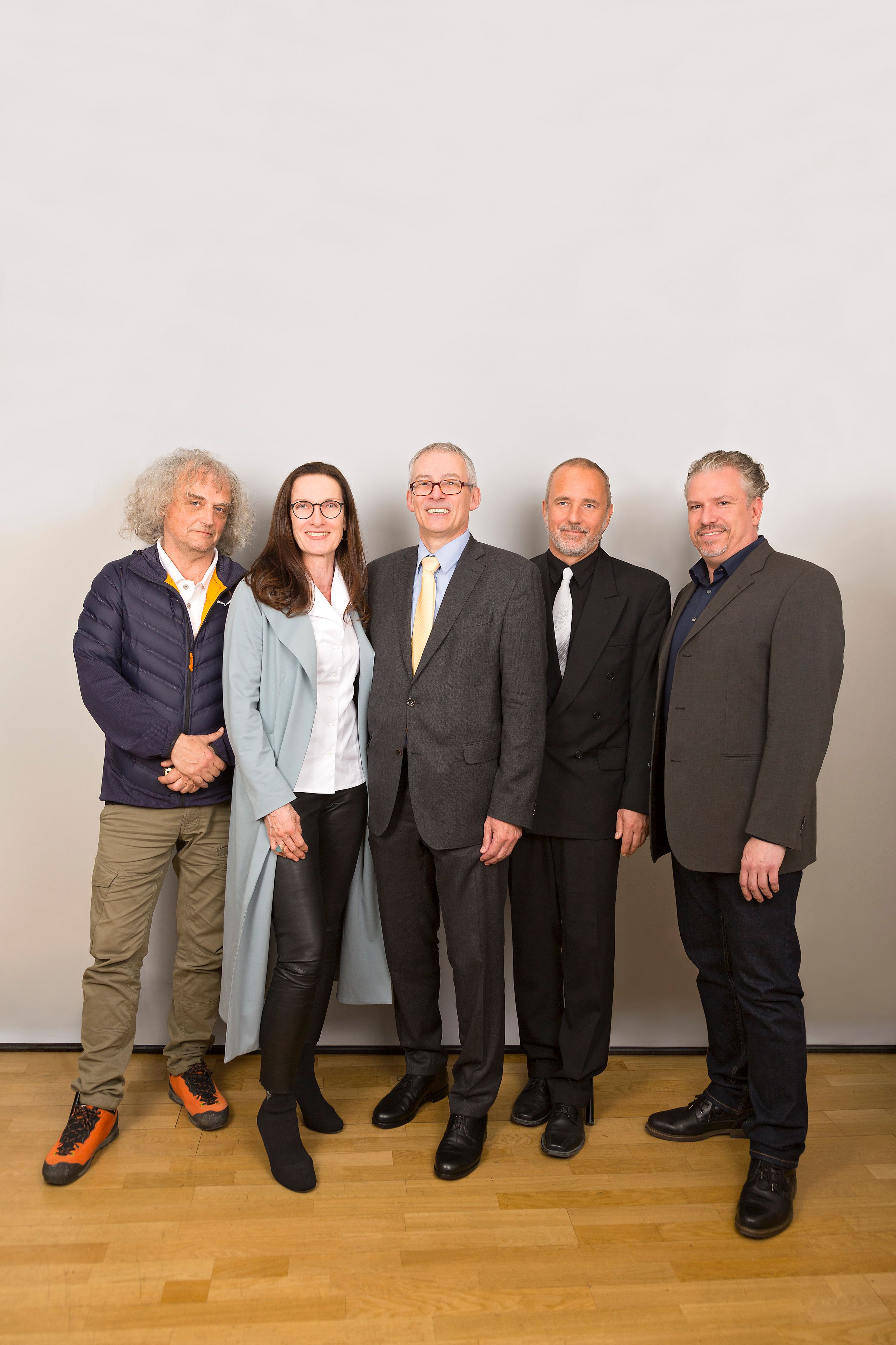 Ärztekammer für Niederösterreich-Präsidium: OA Dr. Wolfgang Walentich, MScDr. Martina Hasenhündl, Dr. Harald Schlögel, OA Dr. Andreas Zeitelberger, Dr. Oliver Rückert 