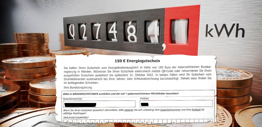 Die Energiepreise rasen in Österreich weiter nach oben - dieser Gutschein soll jetzt helfen.