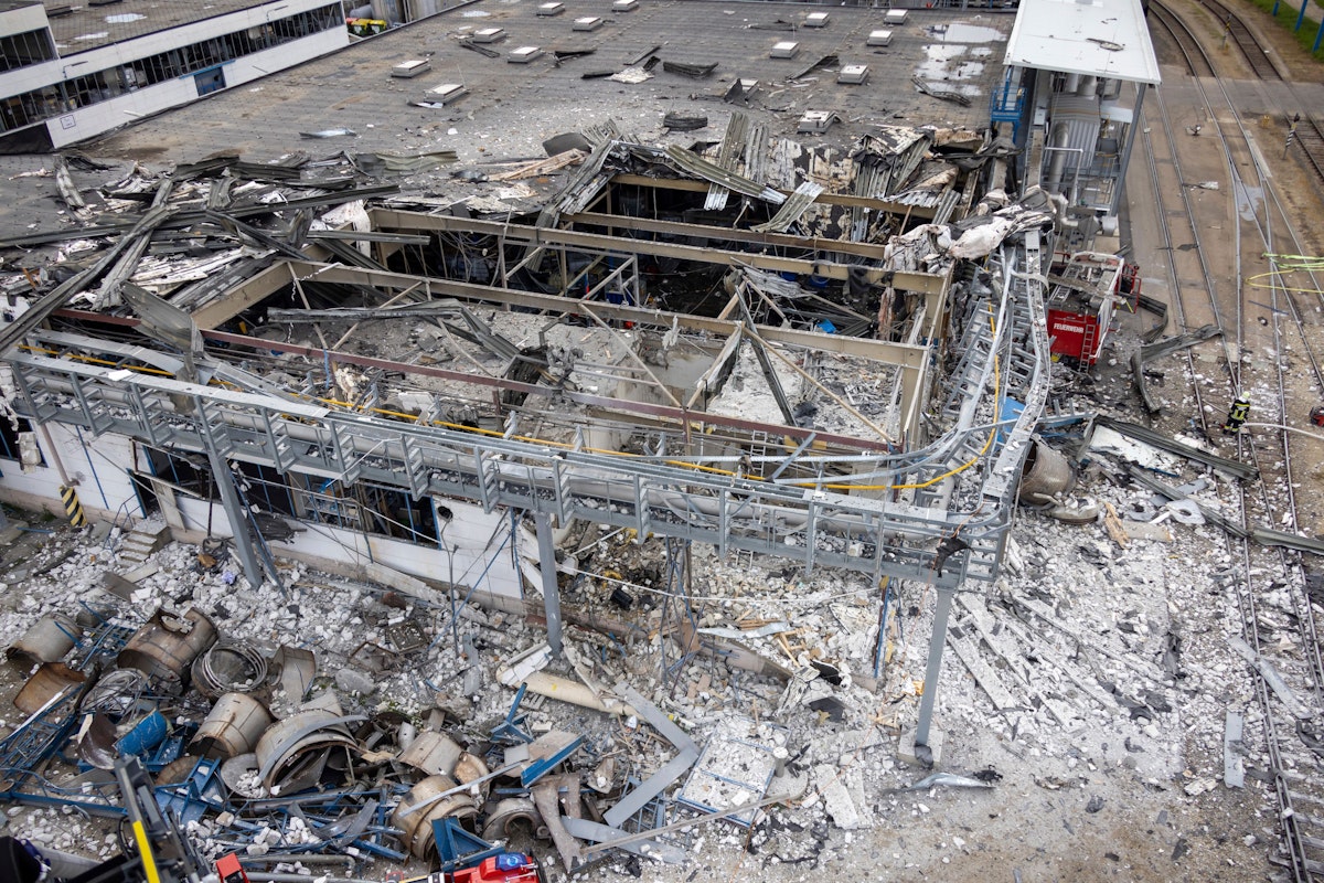 Explosion in Krems