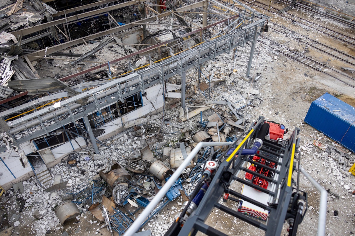 Explosion in Krems