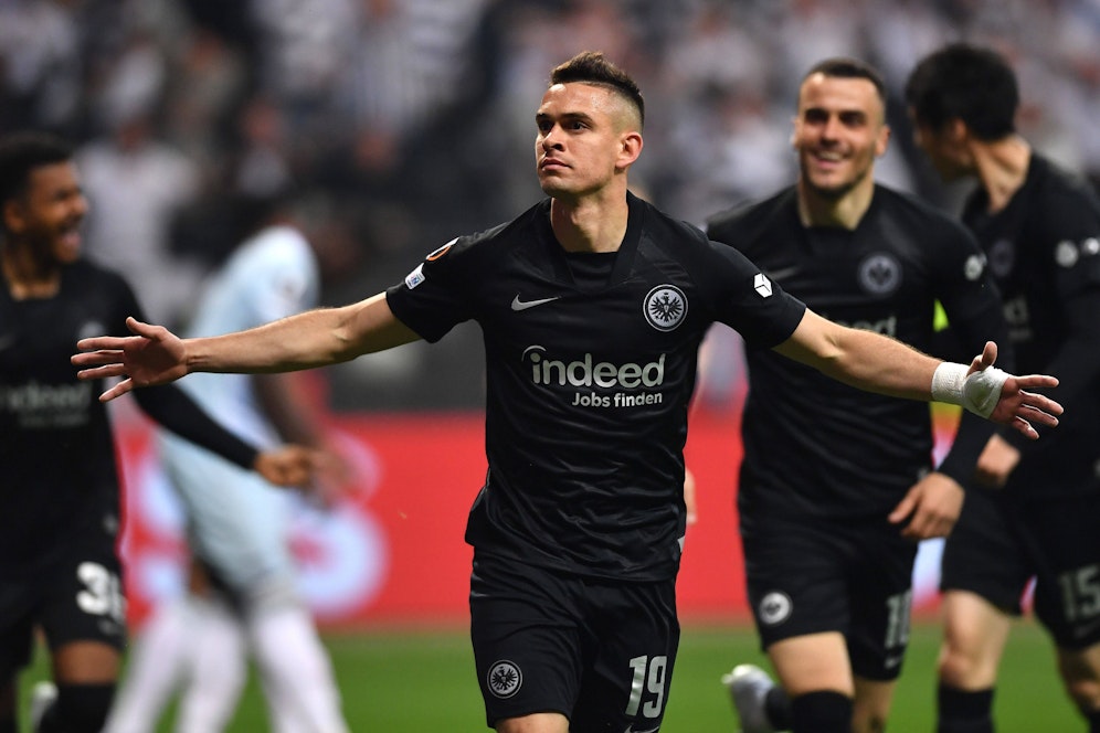 Rafael Borré erzielte den 1:0-Siegtreffer für die Eintracht. 