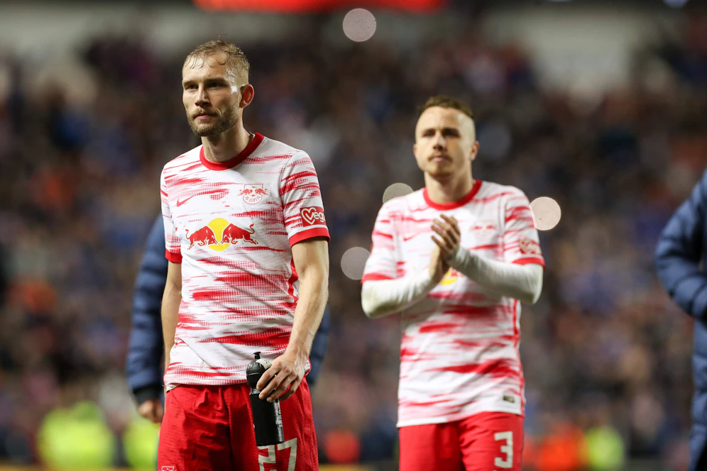 Konrad Laimer ging nach dem Halbfinal-Aus mit seinen Teamkollegen hart ins Gericht. 