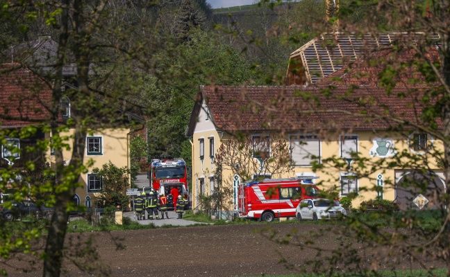 Der Mann war gerade dabei, sein Haus zu renovieren.