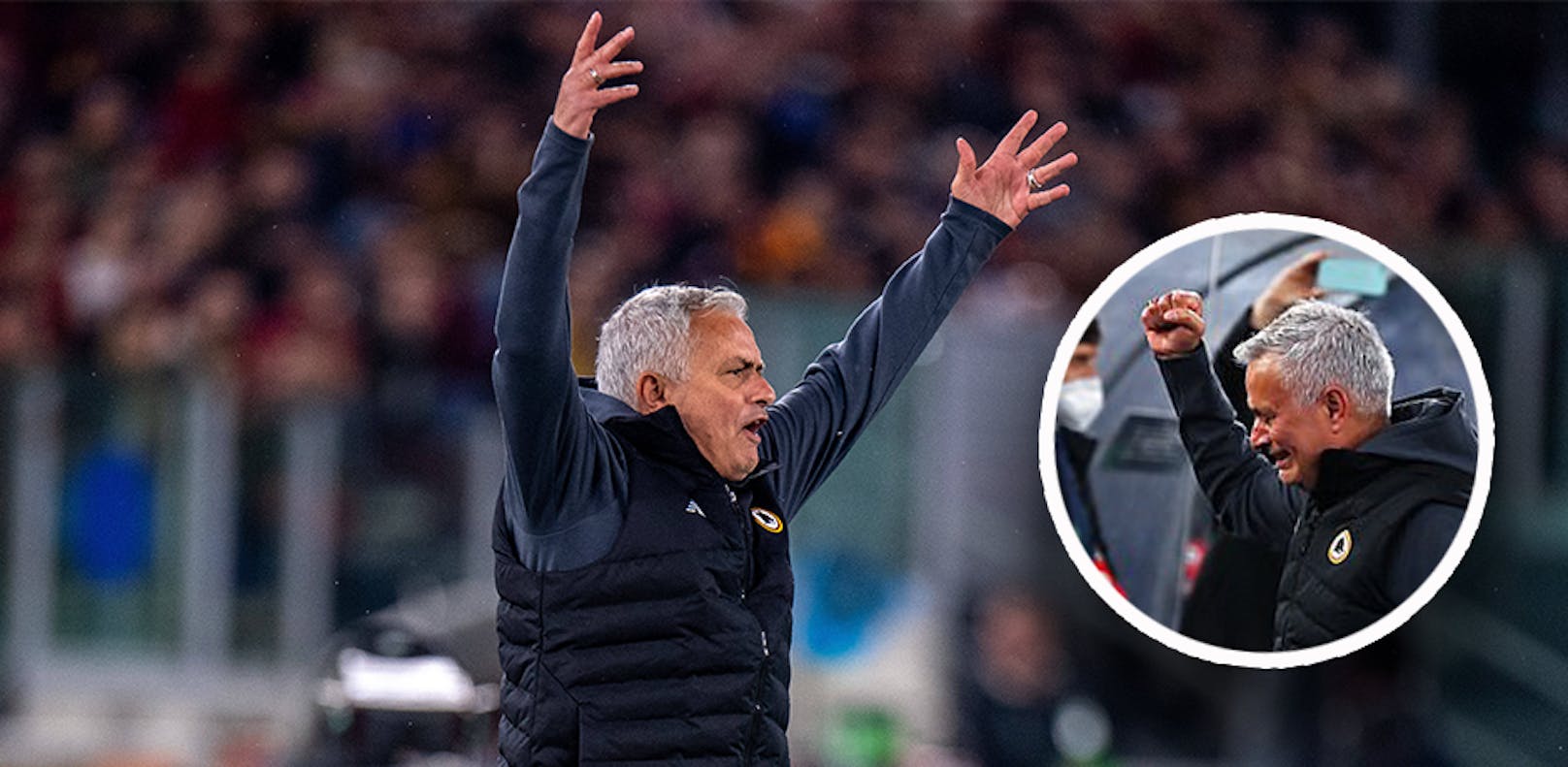Jose Mourinho brach nach dem Finaleinzug in Tränen aus. 