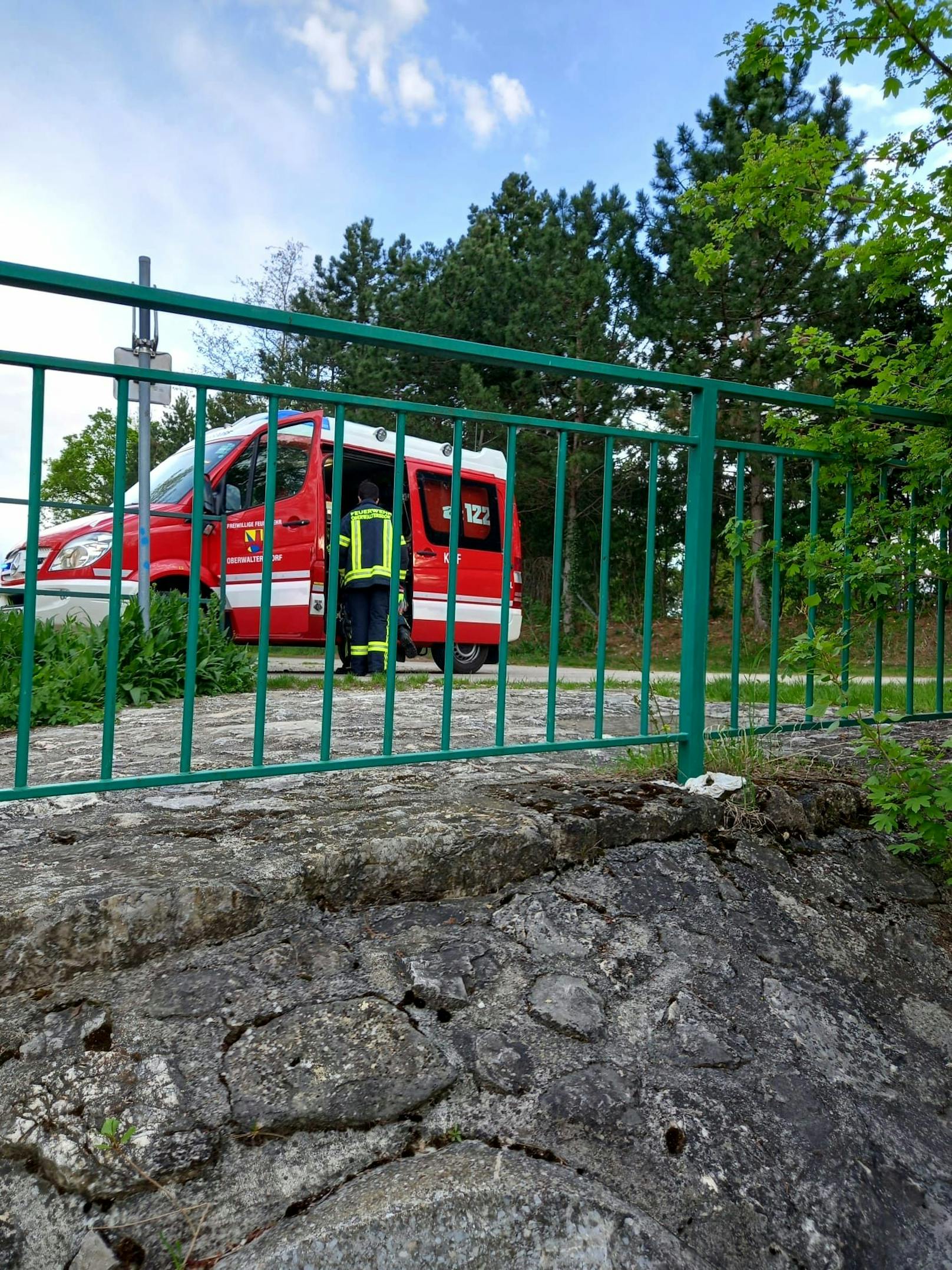 Die Freiwillige Feuerwehr aus Oberwaltersdorf nahm sich einer besonderen Tierrettung an. 