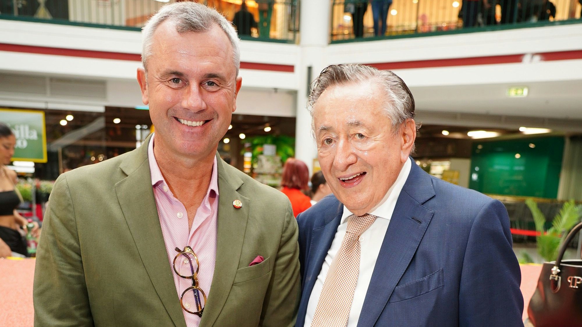 Norbert Hofer war unter den begeisterten Zuschauern.