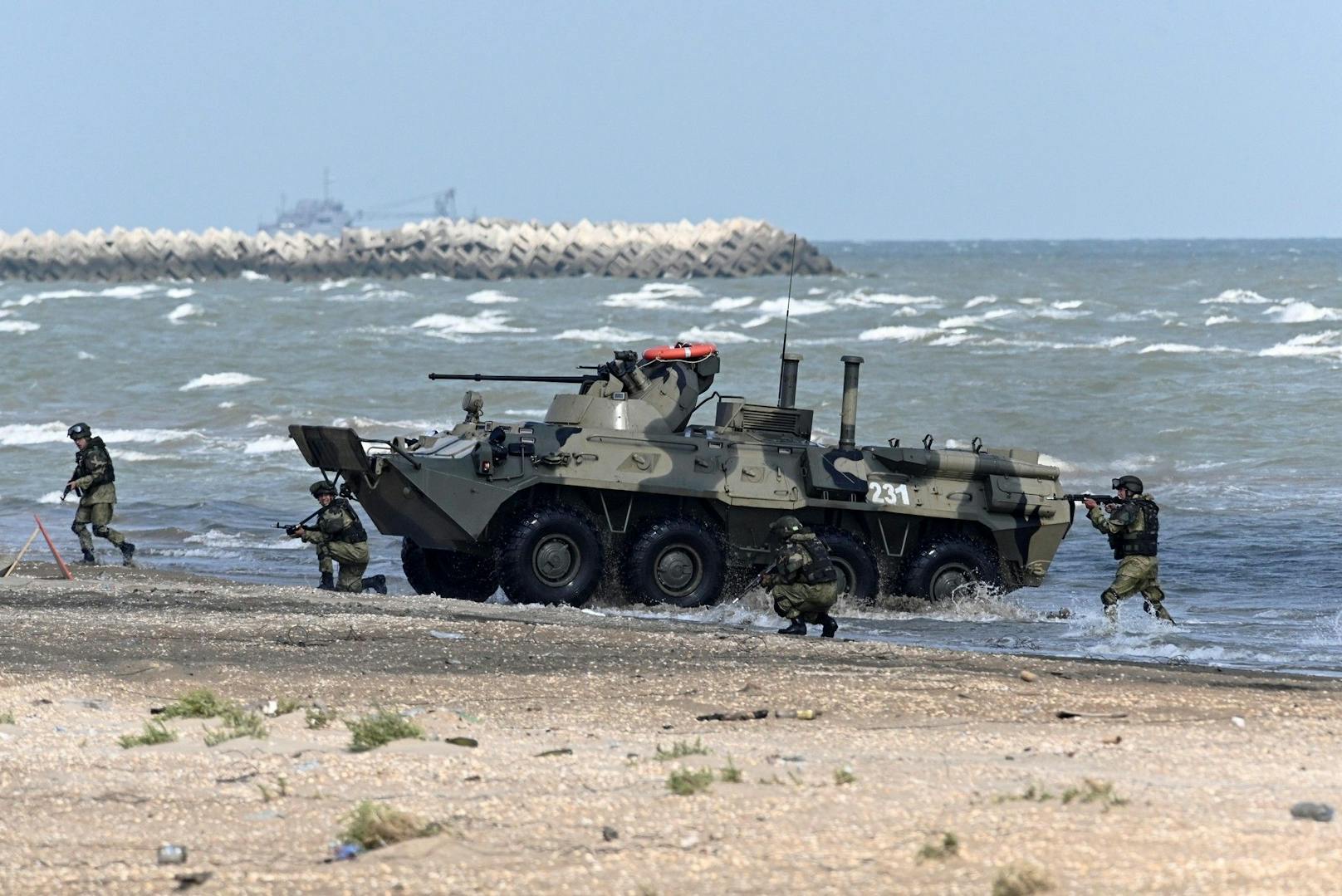 Die Ukraine rechnet mit einem russischen Angriff auf Odessa vom Meer her. Das Gebiet wird derzeit verstärkt von russischen Aufklärungsdrohnen überflogen.