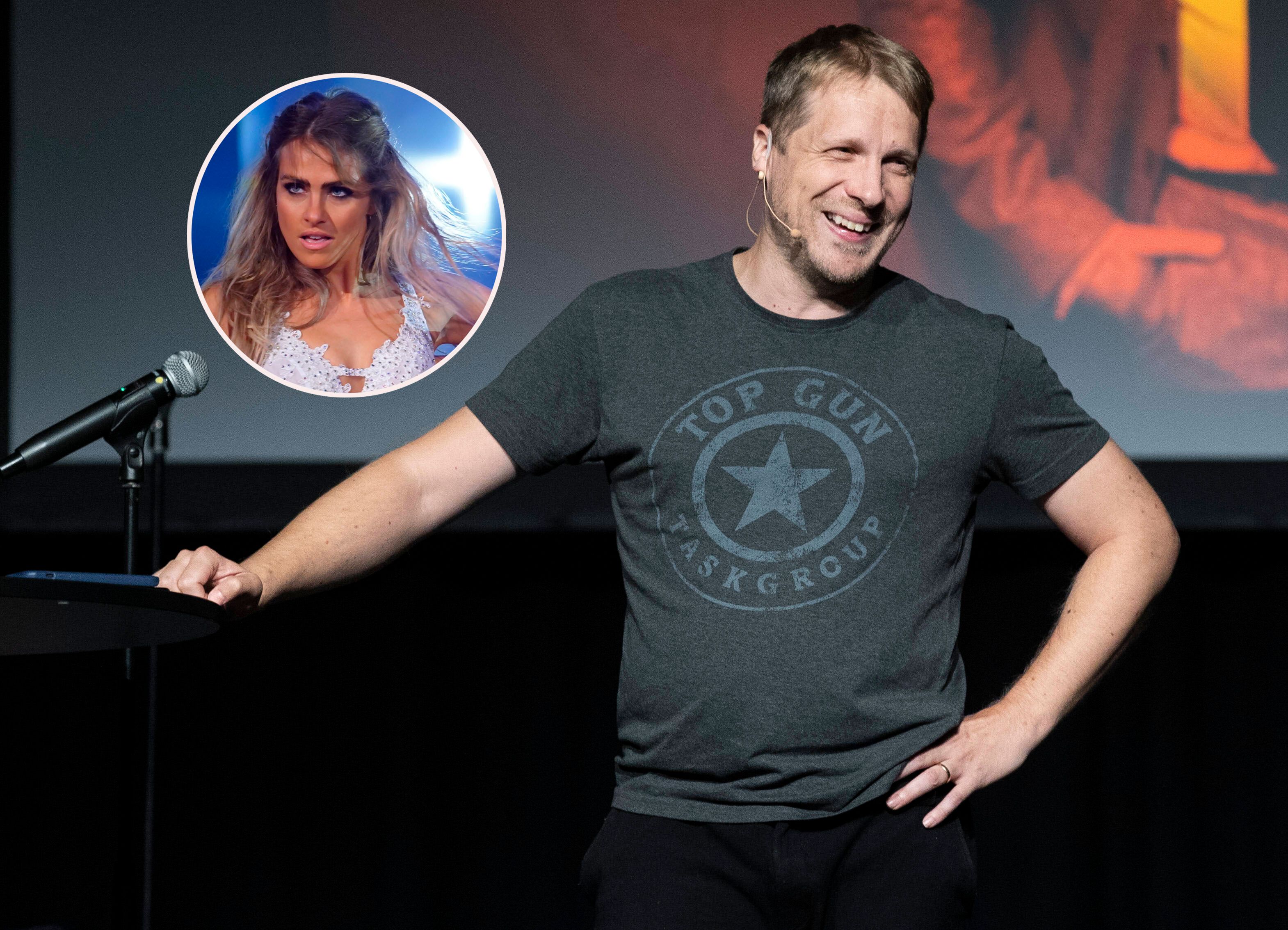 Oli Pocher lästert über Sarah Mangione.