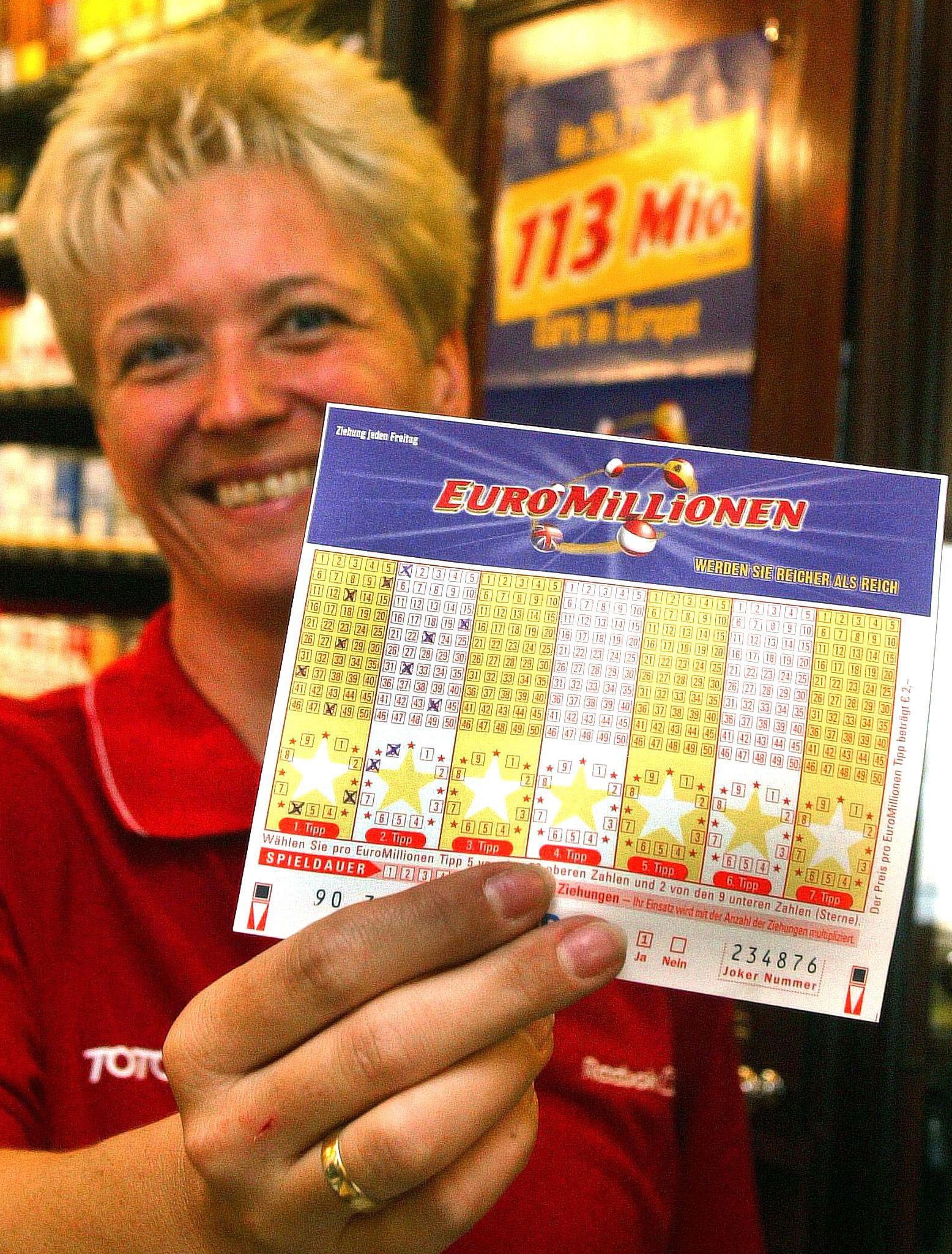 Euromillionen wird in Spanien, Frankreich, Großbritannien, Österreich, Belgien, Irland, Luxemburg, Portugal, Liechtenstein und in der Schweiz gespielt. 