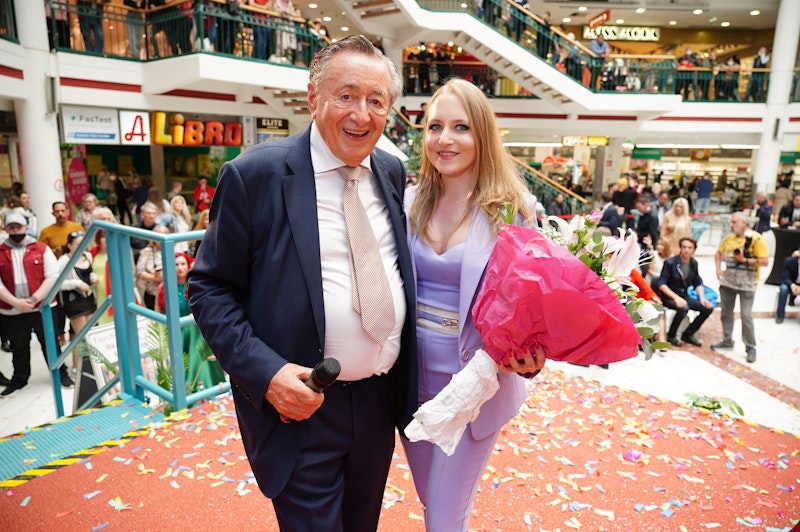 Richard Lugner mit Tochter und "Lugner Kino"-Chefin Jaqueline