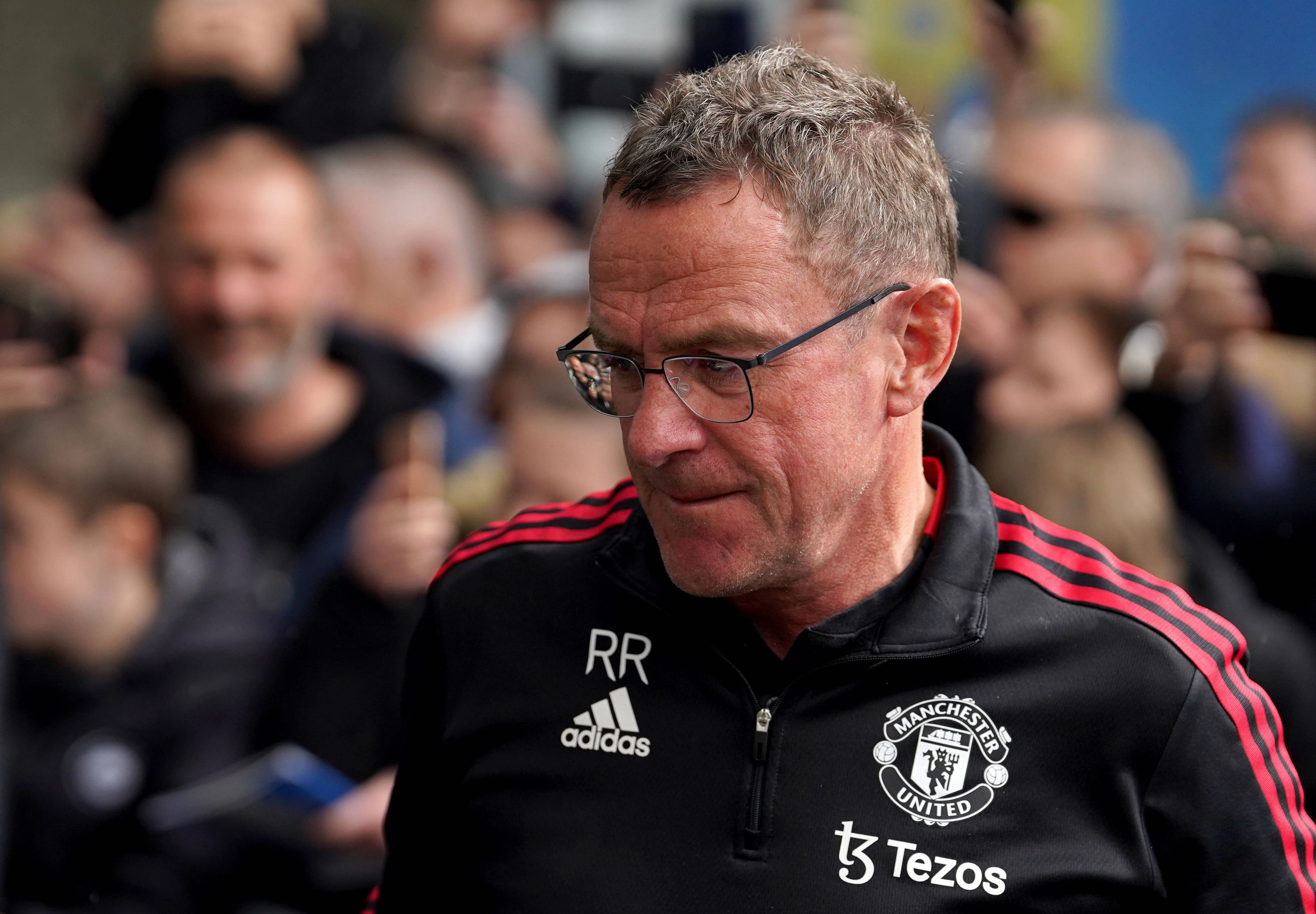 Ralf Rangnick kam mit Manchester United gegen Brighton unter die Räder. 