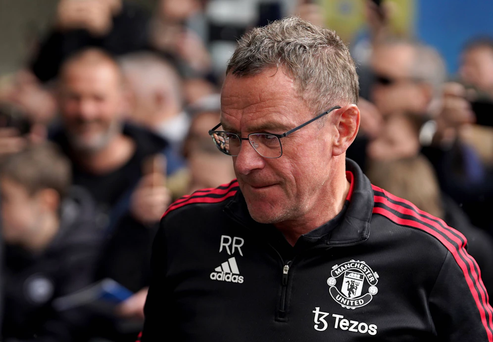 Ralf Rangnick kam mit Manchester United gegen Brighton unter die Räder. 