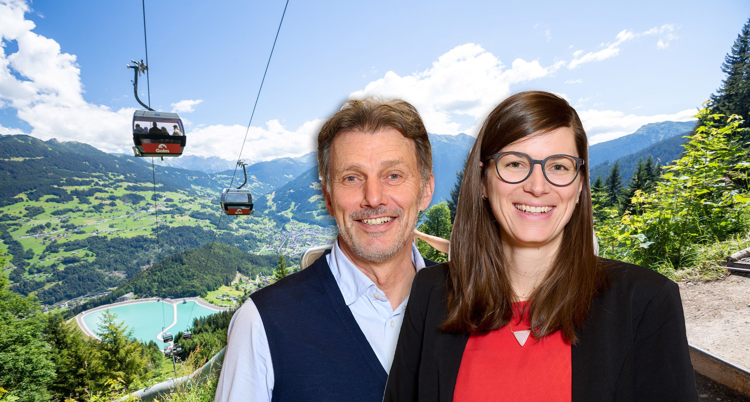 Die Golm-Geschäftsführer Markus Burtsche (l.) und Judith Grass