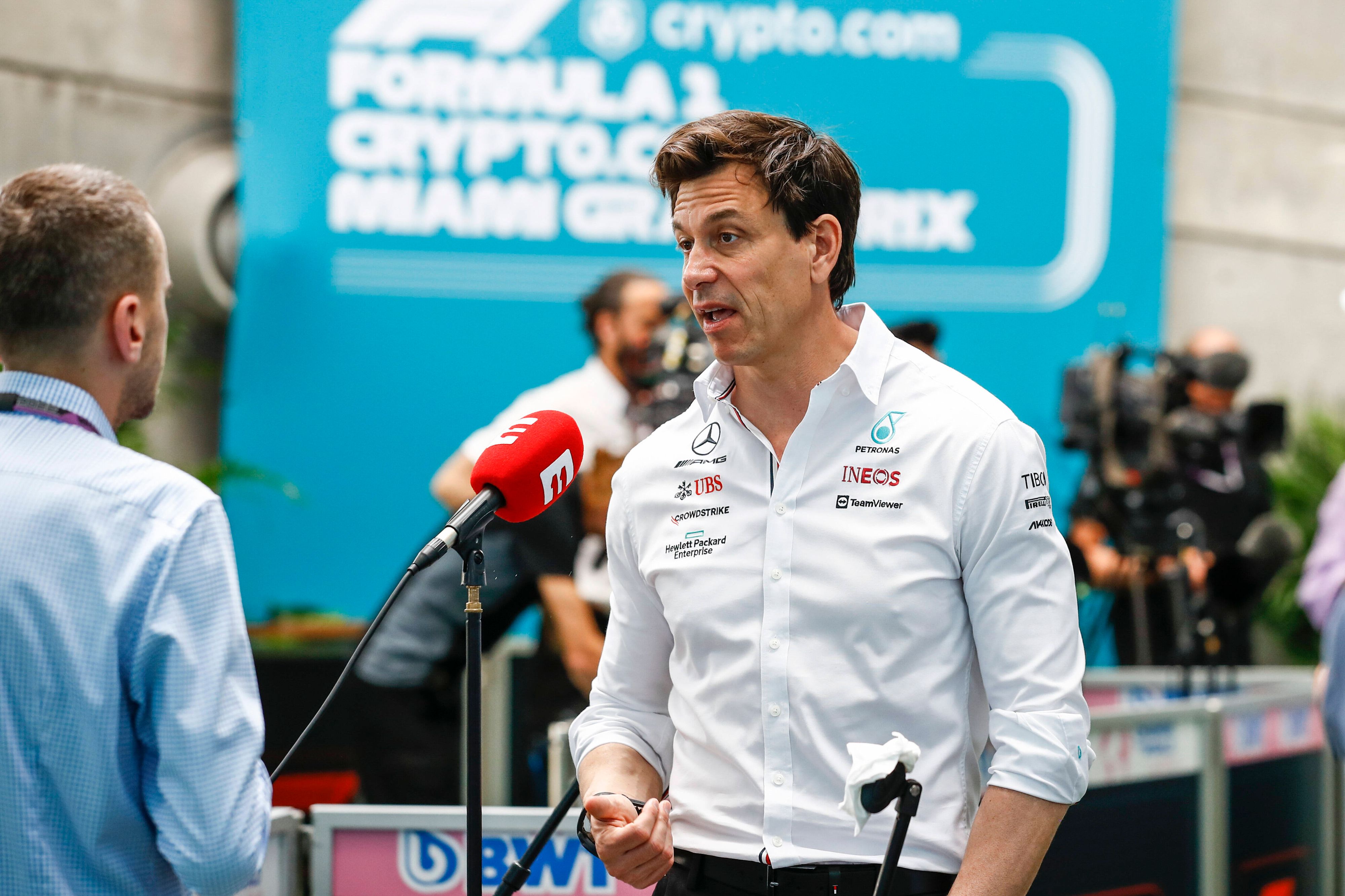Toto Wolff vor dem Grand Prix in Miami.