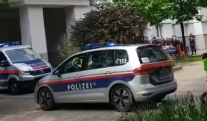 Polizeieinsatz in Wien-Brigittenau.