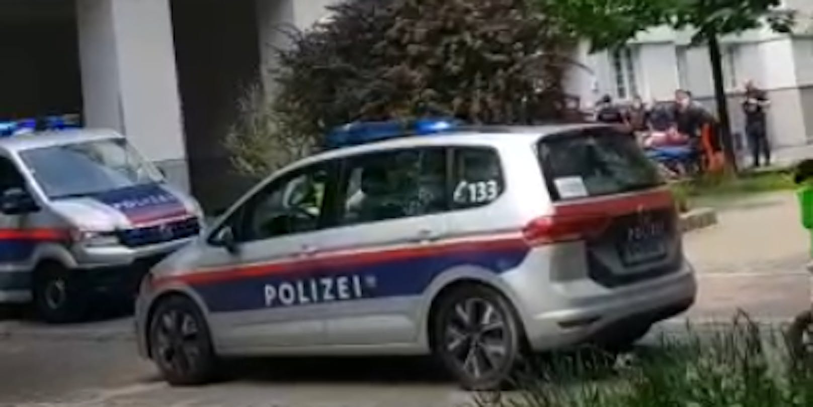 Polizeieinsatz in Wien-Brigittenau.