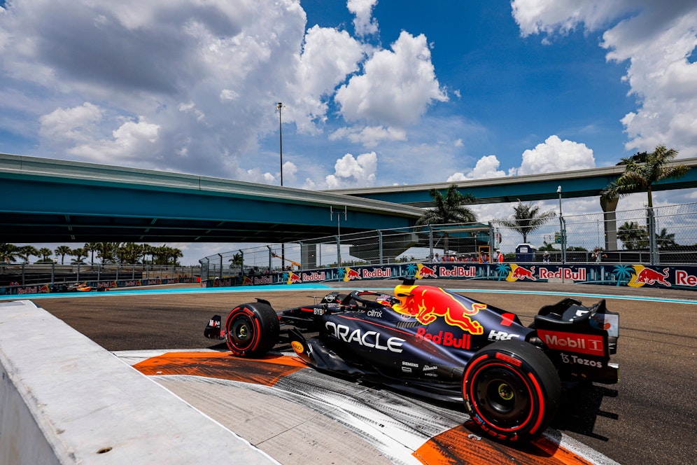 Max Verstappen unterwegs in Miami.
