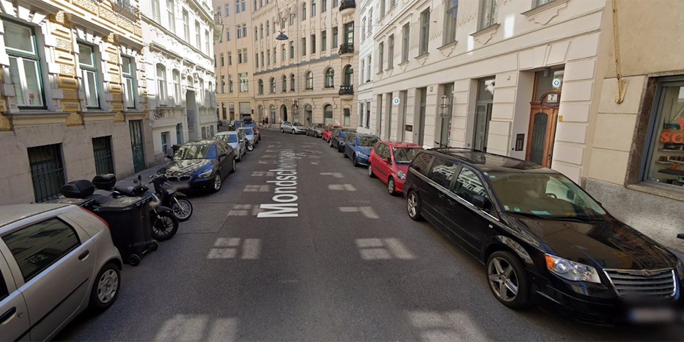 Tumult in der Mondscheingasse in Wien-Neubau – die Polizei rückte mehrmals aus.