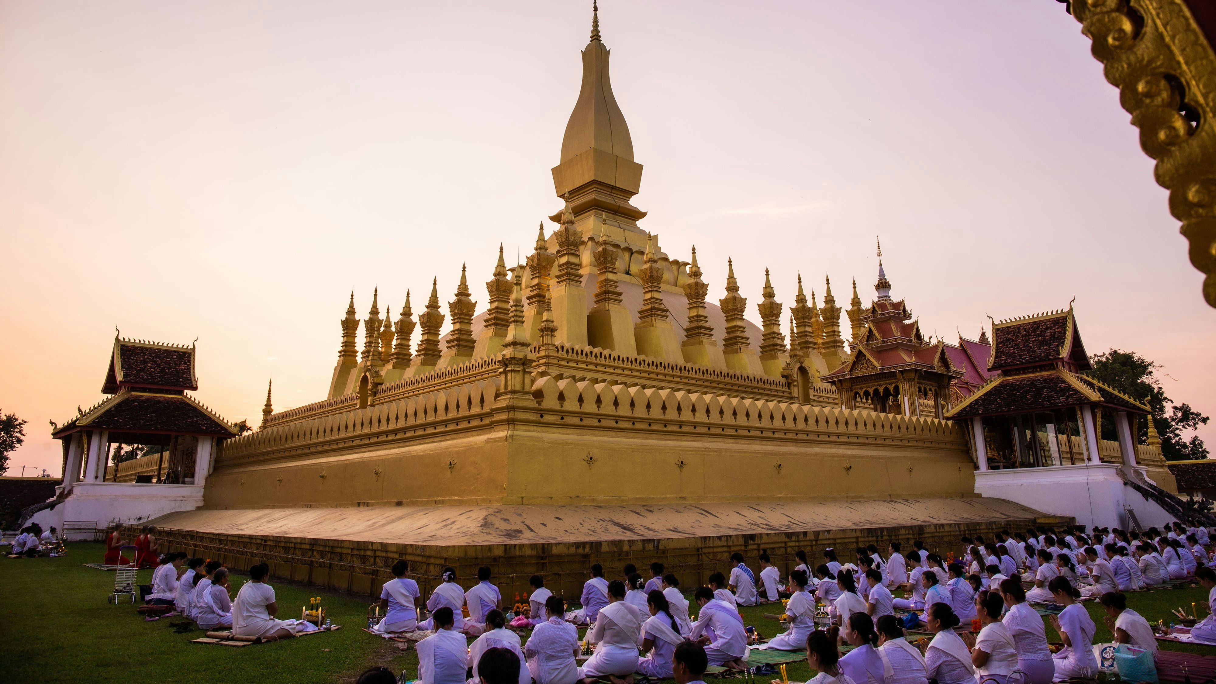 Pha That Luang in Laos