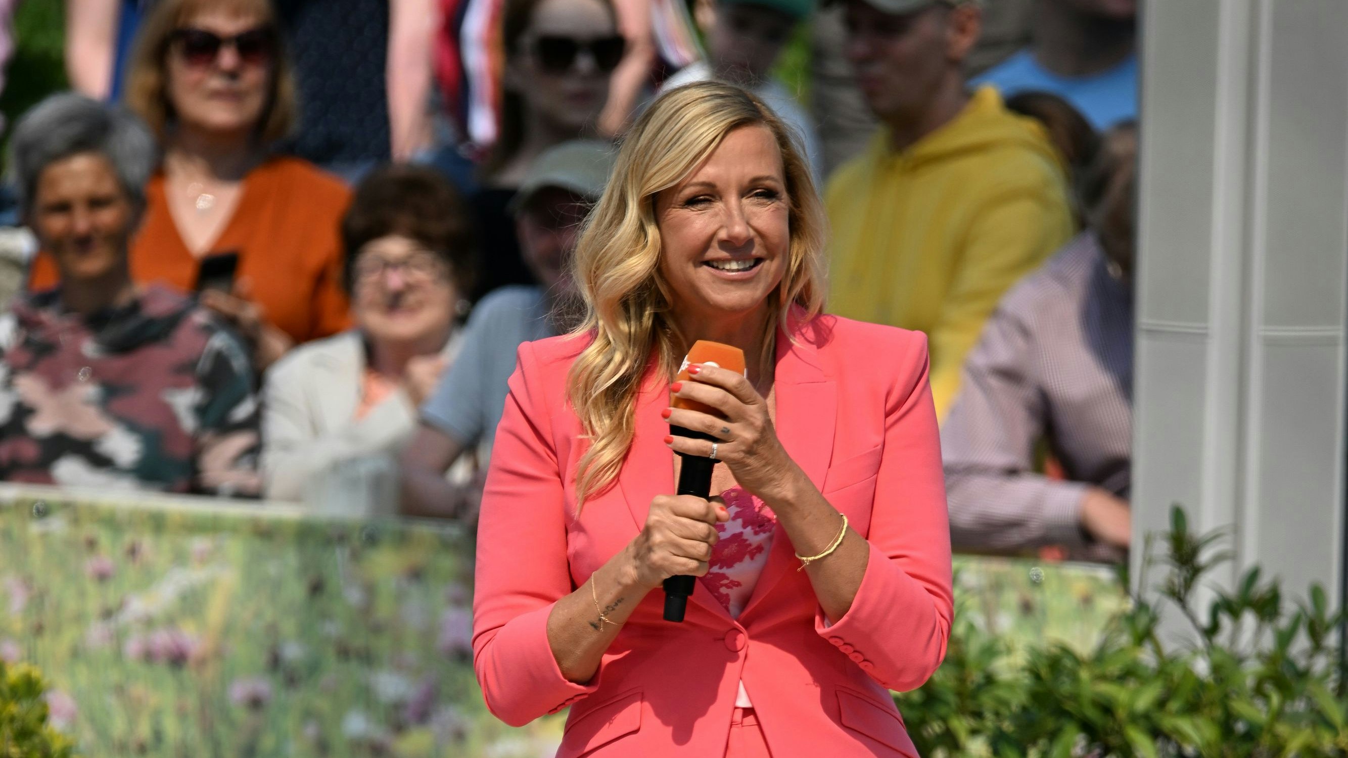 Andrea Kiewel beim Fernsehgarten-Comeback