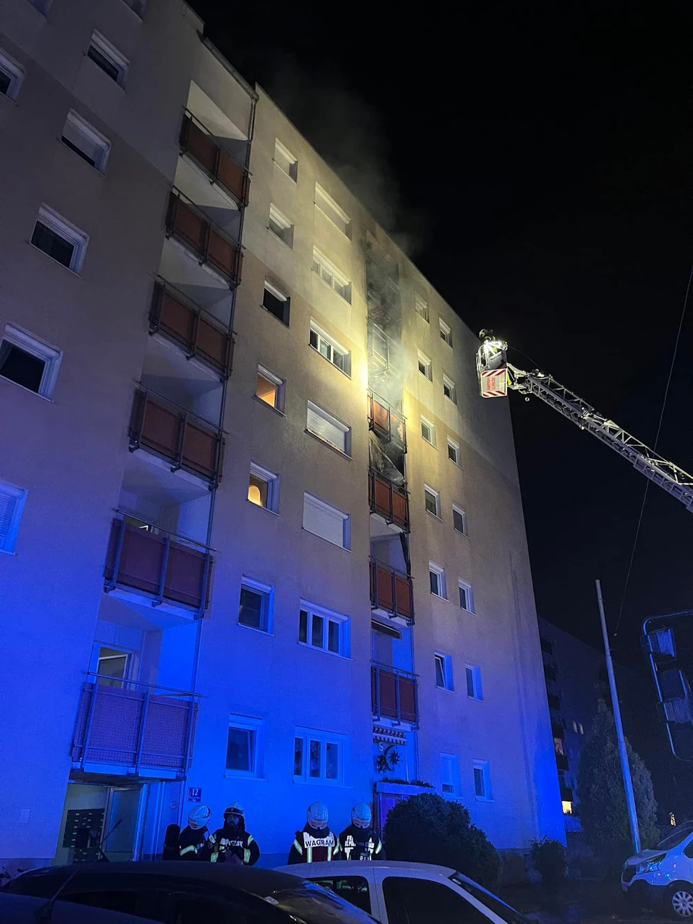 Bilder vom Einsatz in St. Pölten.