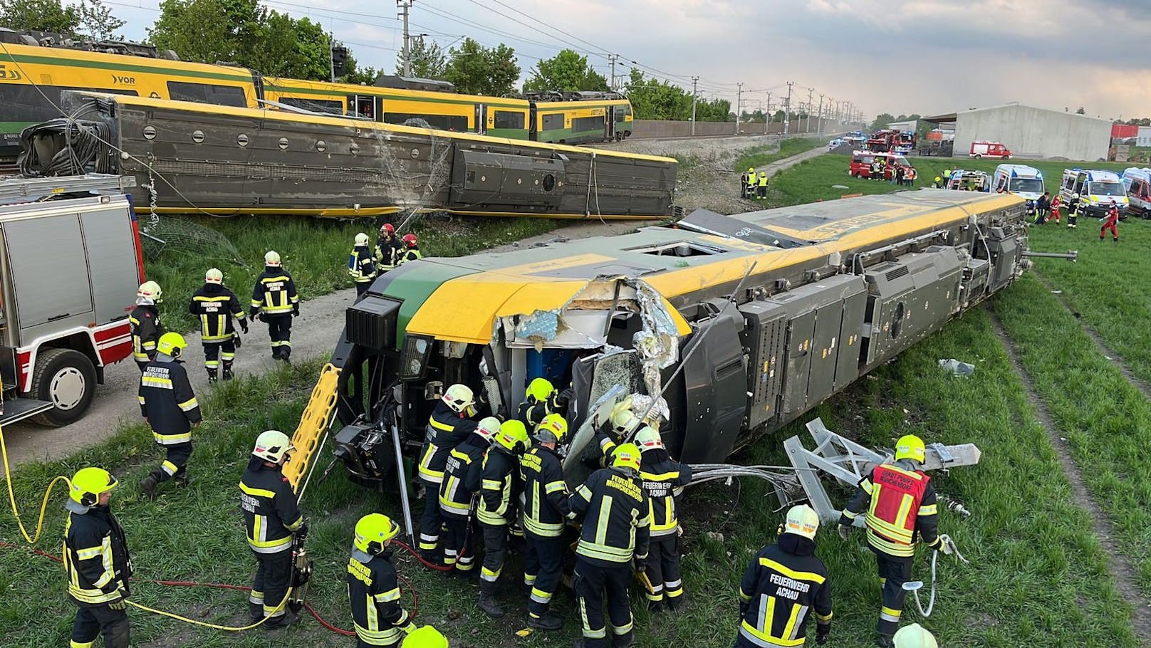 Zugunglück in Münchendorf passierte im Mai 2022