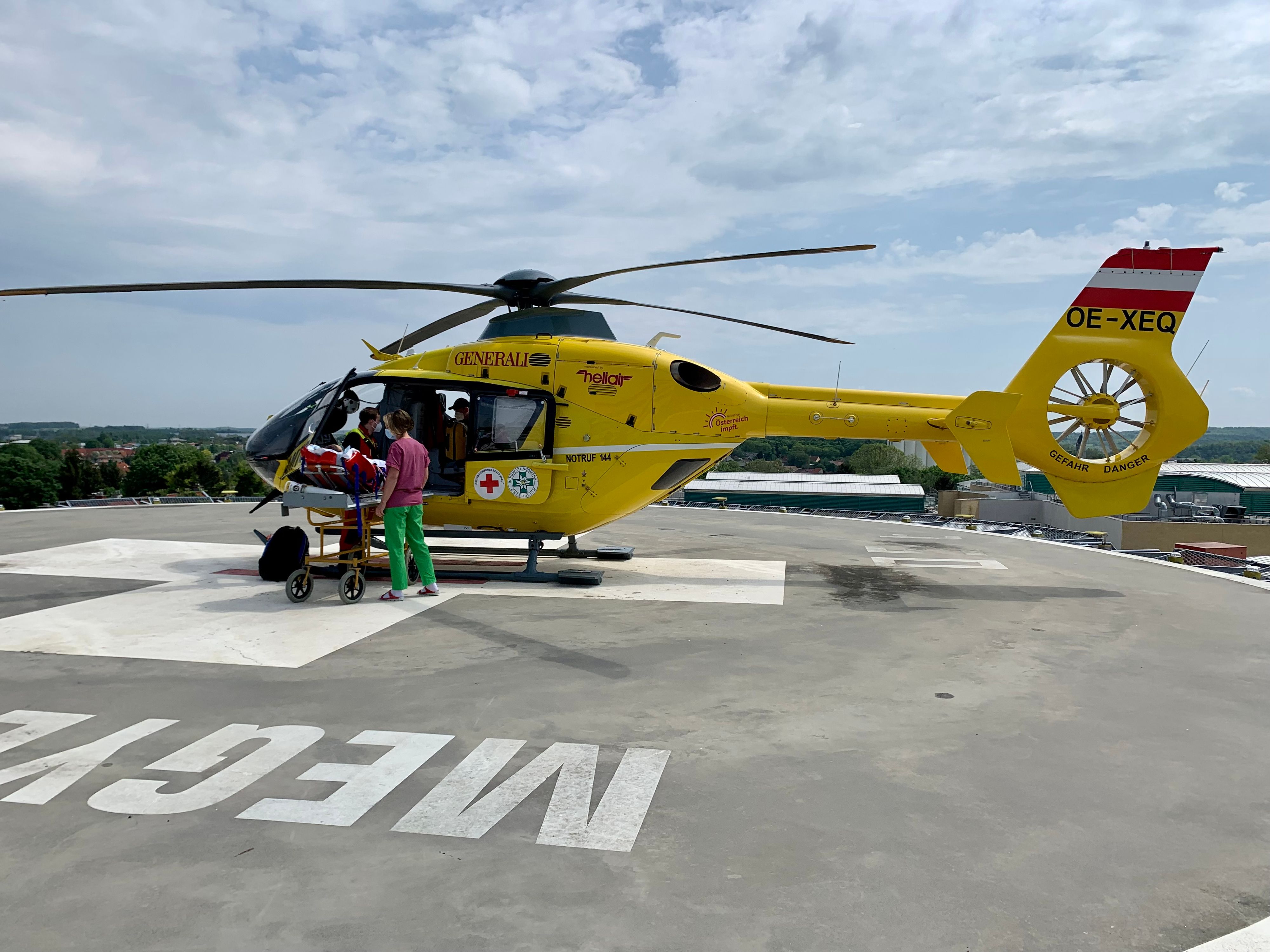 Überstellung der Reiterin