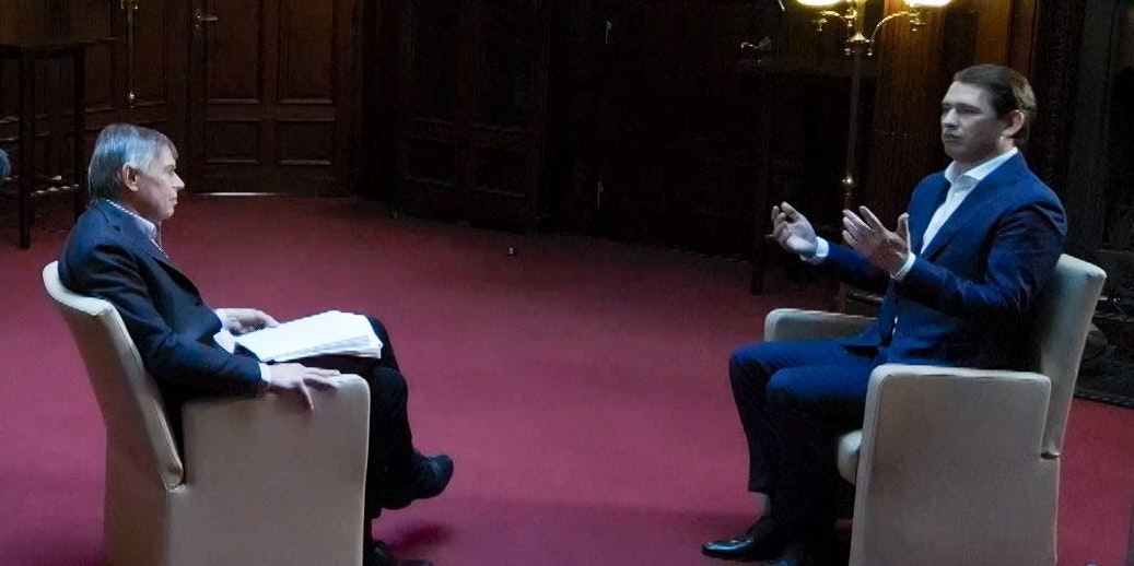 Sebastian Kurz im ServusTV-Interview