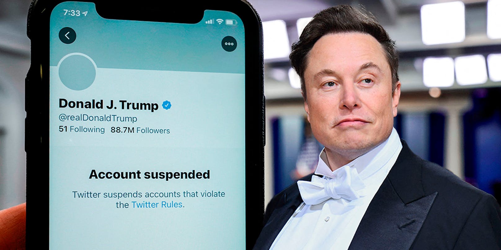 Der künftige Twitter-Besitzer <strong>Elon Musk</strong> will Donald Trumps Twitter-Verbot aufheben