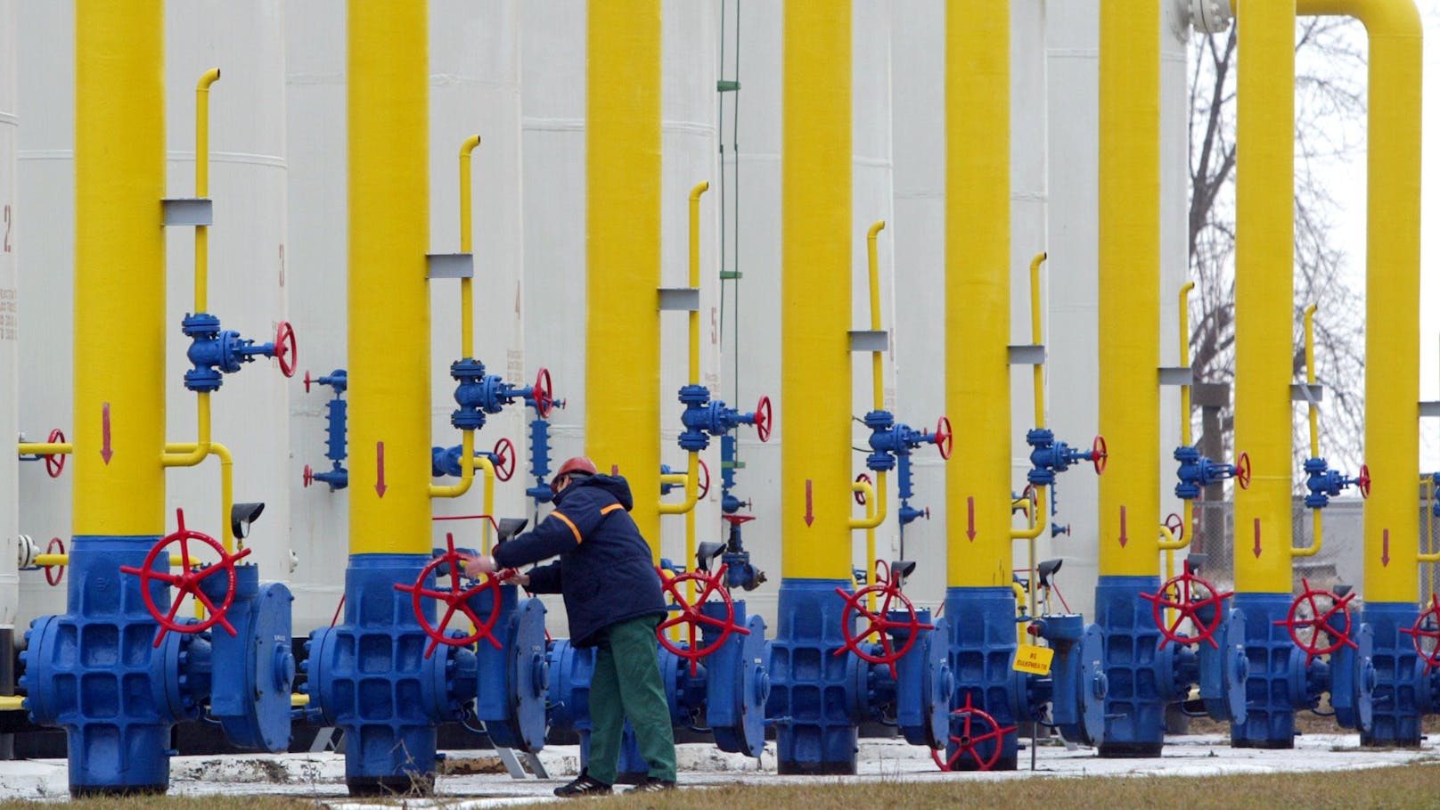 Die Ukraine drosselt Gas-Lieferungen.
