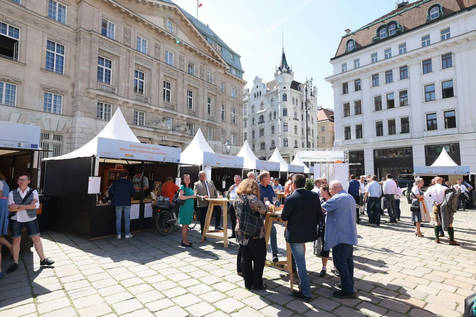 Von 11. bis 13. Mai findet am Hof in der Wiener City das Event "Weinviertel in Wien" statt.