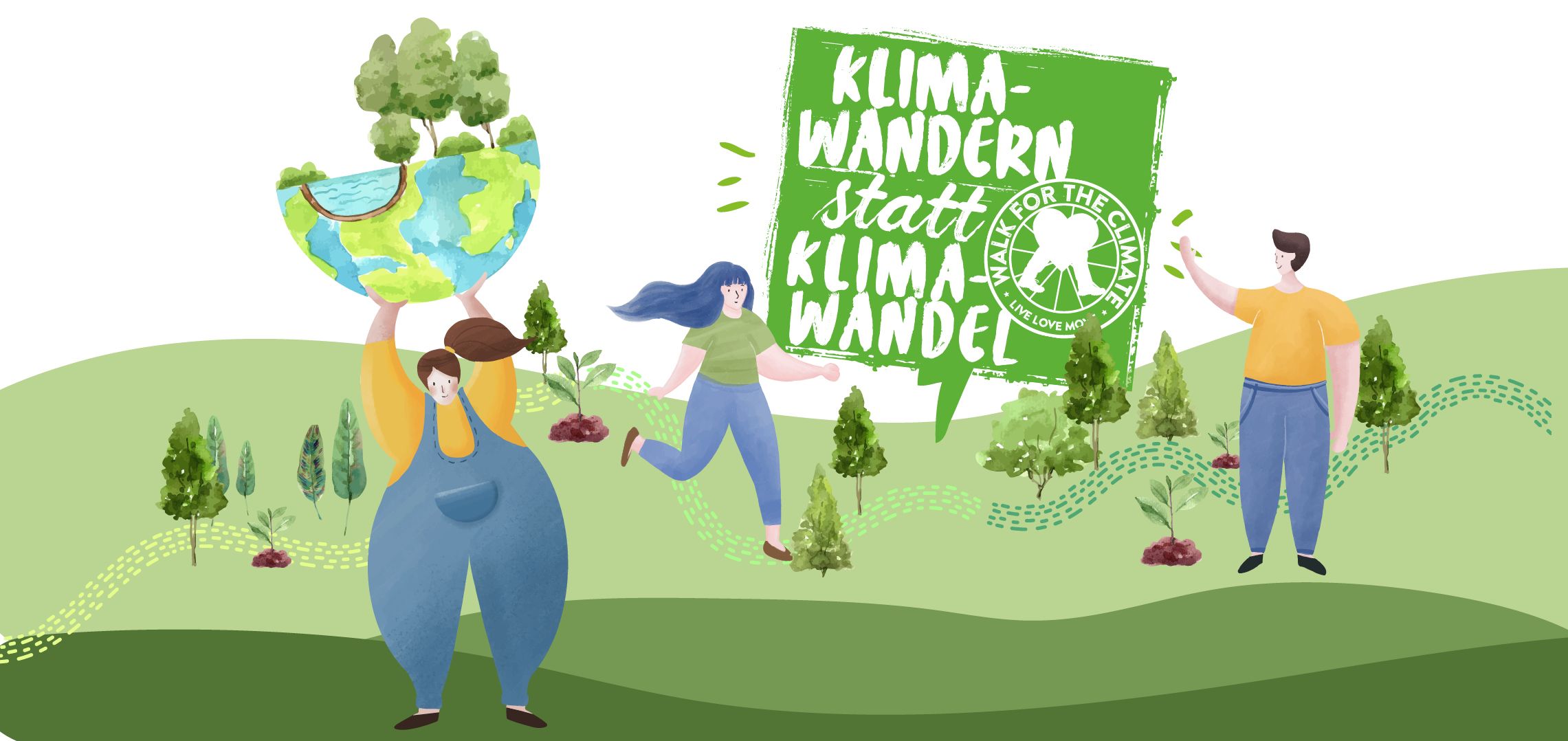 Klimawandern statt Klimawandel ist ein Aufruf an alle Bewegungs-Freunde, um in Sachen Klimaschutz noch mehr zu bewegen.