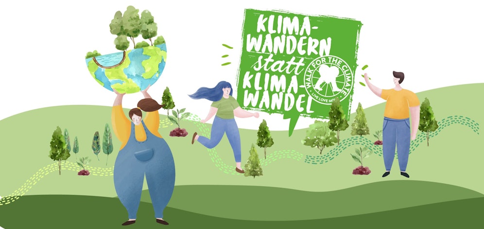 Klimawandern statt Klimawandel ist ein Aufruf an alle Bewegungs-Freunde, um in Sachen Klimaschutz noch mehr zu bewegen.