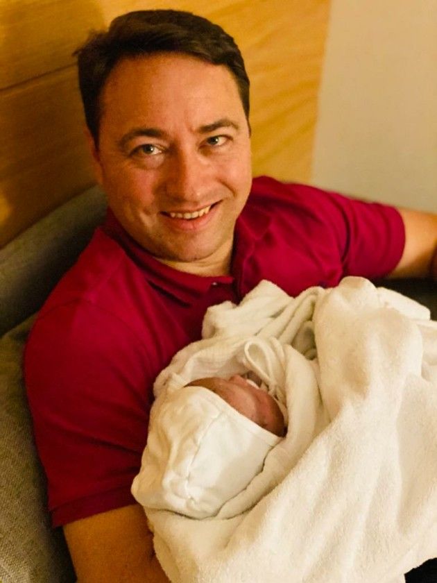 Haimbuchner mit Töchterchen Annette