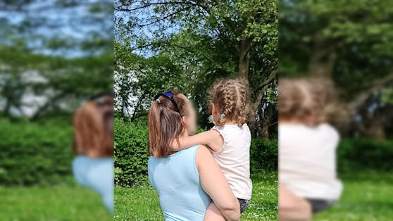 Katrin mit ihrer 5-jährigen Tochter