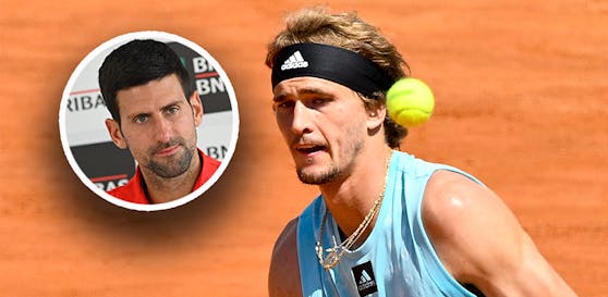 Novak Djokovic stellt sich hinter Alexander Zverev.