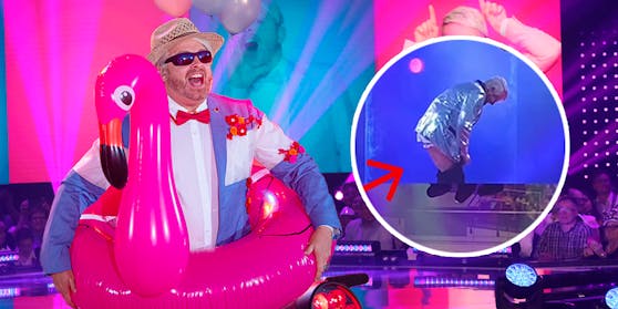 Plötzlich stand Schlagerstar Ross Antony unten ohne beim "Schlagerfest XXL" da.