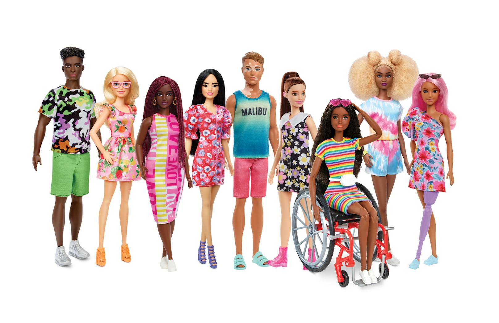 Daneben umfasst das diesjährige Fashionistas-Sortiment neue Puppen mit verschiedenen Körpertypen.