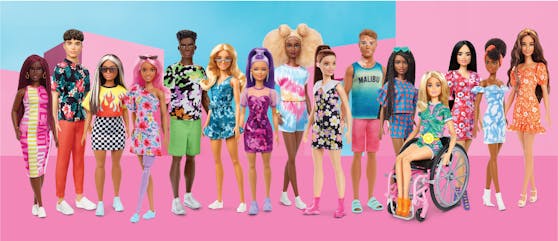 175 verschiedenen Barbie- und Ken-Puppen sollen Kindern heute die Vielfalt der Menschheit näher bringen.